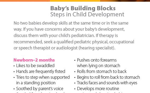 Thumbnail of flyer Baby's Building Blocks