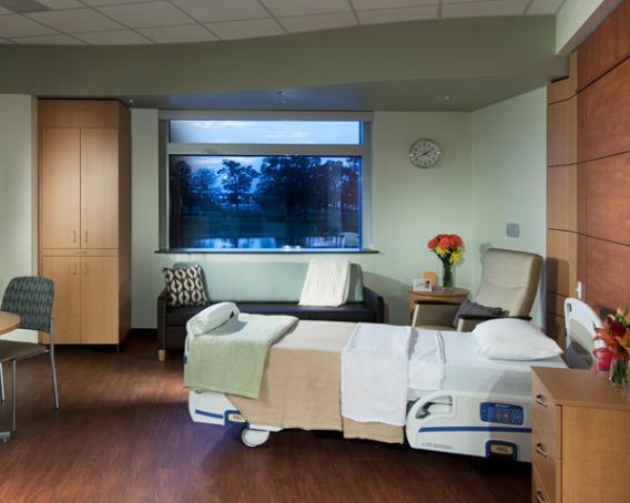 Interior Hospital Patient Room