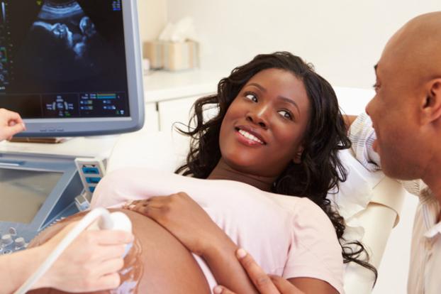 Pregnancy ultrasound bedside partner.